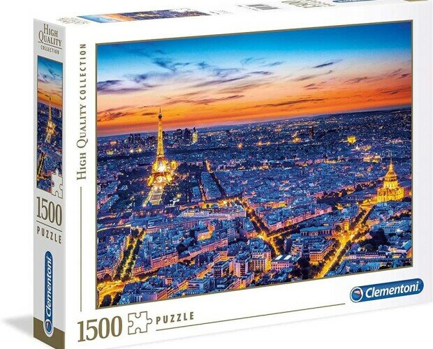 Puzzle París. Puzzle con diseño de las vistas de Paris, de 1500 piezas