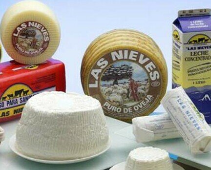 Productos lácteos Las Nieves. Selecta gama de productos lácteos de Las Nieves