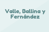 Valle, Ballina y Fernández