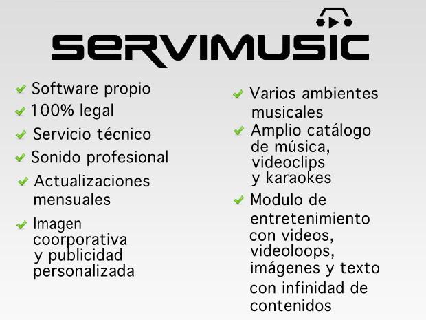 Por que Servimusic. Características generales de Servimusic Studio