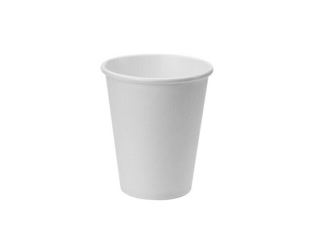 Vaso Blanco de Papel Kraft. Para café, té, o chocolate caliente