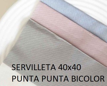 Servilleta Punta a Punta. Amplia gama de servilletas punta punta para su negocio. Distintas medidas y colores.