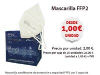 Mascarillas FFP2. Mascarilla con cinco capas de protección