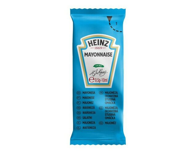 Mayonesa Heinz monodosis. Sobres Mayonesa Heinz monodosis. Sobre 10gr.