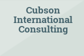 Cubson International Consulting