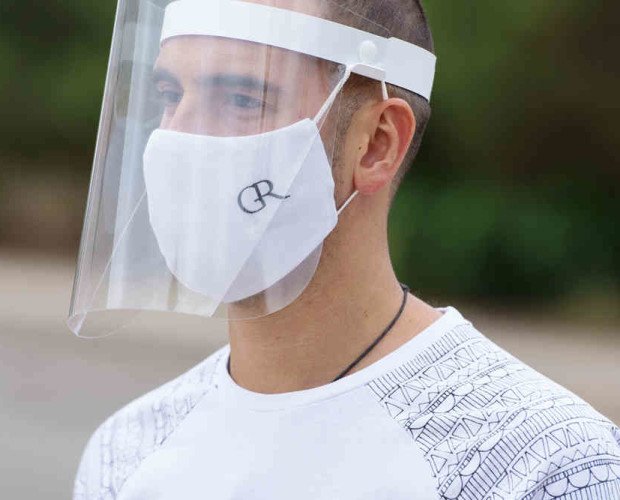 Pantallas Faciales Protectoras.FFP2 para personalizar con el logo de la empresa