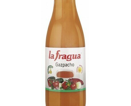 Gazpacho. Gazpacho con aceite de oliva. Botella 3/4 L
