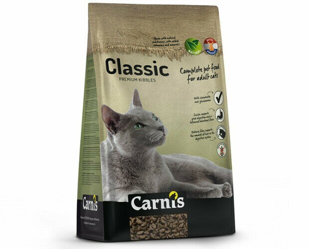 Alimento seco para gatos Classic. Apto para gatos adultos, gatos mayores, razas medianas y razas grandes