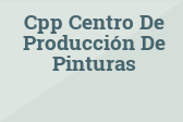 Cpp Centro De Producción De Pinturas