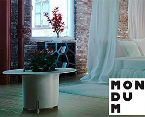 Mondum Mesa. La multifuncionalidad de las jardineras MONDUM las convierte en mesas auxiliares.