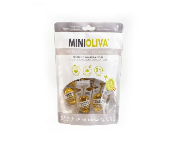 Aceite de oliva aroma a trufa. Monodosis de aceite de oliva virgen extra aromatizado con trufa