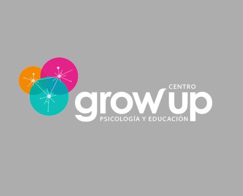 Diseño Logo GrowUp. Diseño de identidad corporativa, dentro Psicología y Educación de Castellón, Grow up.