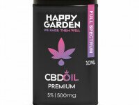 Aceites Esenciales Naturales. El aceite de CBD al 5% de Happy Garden es perfecto principiantes.