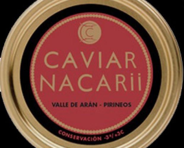Caviar Nacarii Tradición. Tamaño de las huevas: Mediano (2 - 2.5 mm) Color: Grises
