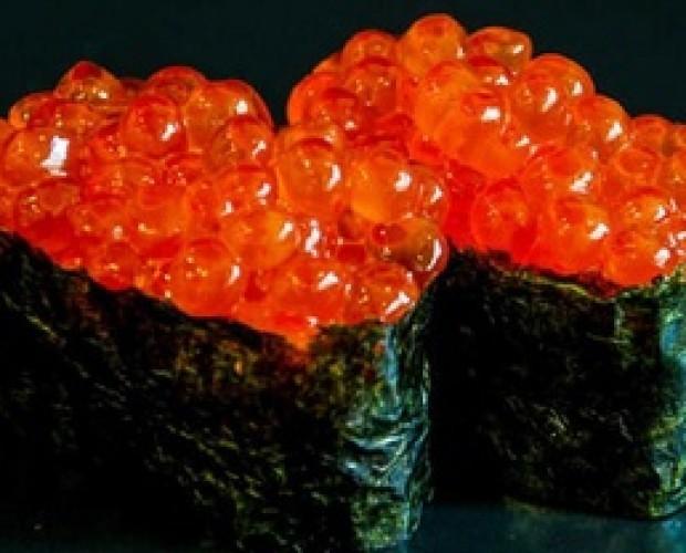 Caviar de Salmón Salvaje. Fabricado con huevas curadas en sal