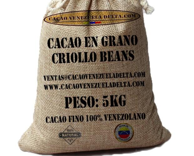 Criollo Beans 5KG. Cacao fino