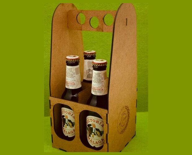 Caja de madera para cervezas. Caja de madera para cervezas con excelentes acabados