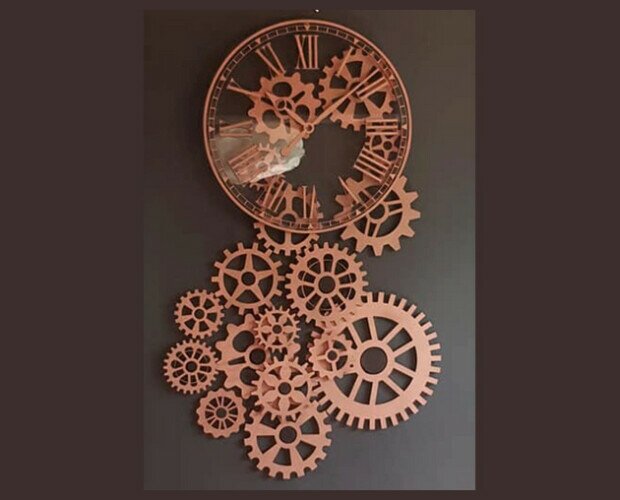Reloj de madera. Reloj de madera ideal para decoraciones