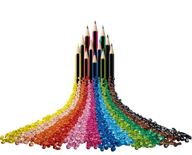 Lápices.Tenemos lápices de colores
