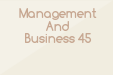 Management And Business 45