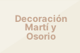 Decoración Martí y Osorio