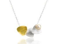 Joyas. Collar de oro Fairmined y plata   Diseño y creación Juia Jewels