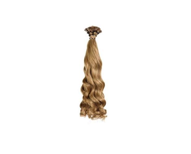 Extensiones Keratina onduladas fantasías. Extensiones de keratina fantasía liso/ondulado cabello natural 100% Remy. Largo 50-55 cm
