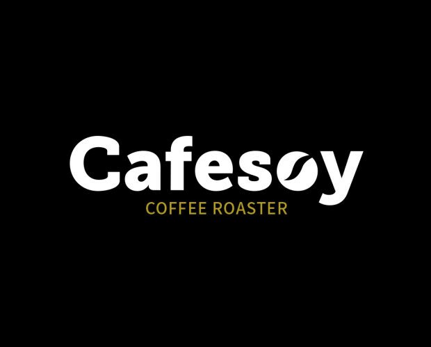 Logotipo cafesoy. Diseño de logotipo para marca de cafés.