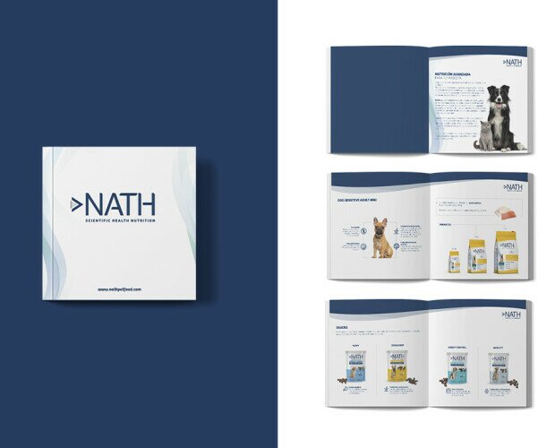 Catálogo Nath. Diseño gráfico de catálogo Nath