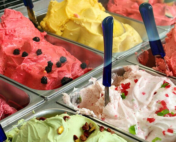 Variedad de helados. Disponemos de gran variedad de sabores