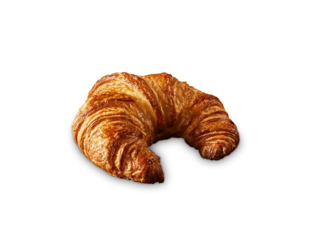 Croissant Curvo. Esta forma icónica ofrece unas puntas crujientes y un corazón abultado