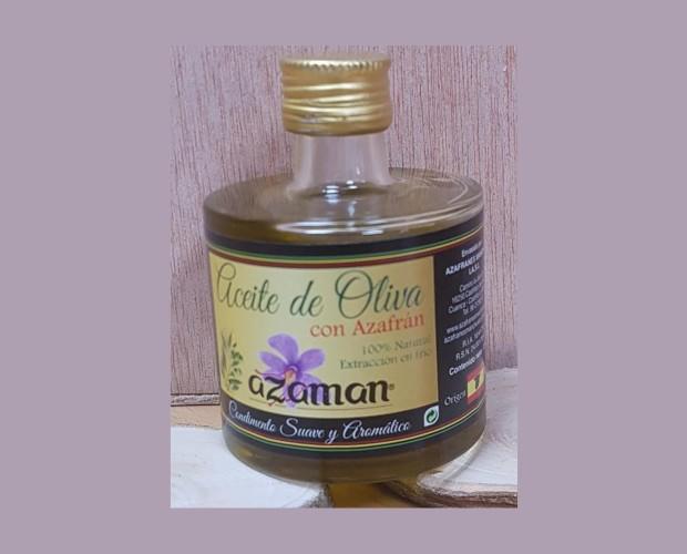 Aceite de oliva con azafrán. Botella 100ml