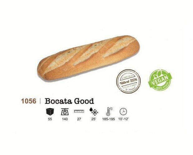 Bocata good. Bocata good es una barra de pa con ingredientes naturales