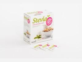 Edulcorante. Stevia en cajas de 40 y 100 sobres