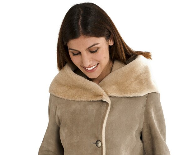 Abrigo de piel. Un abrigo diseñado para la exclusividad del cliente