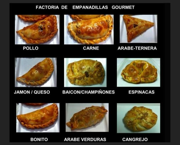 Empanadillas Artesanales.Variedad de empanadillas
