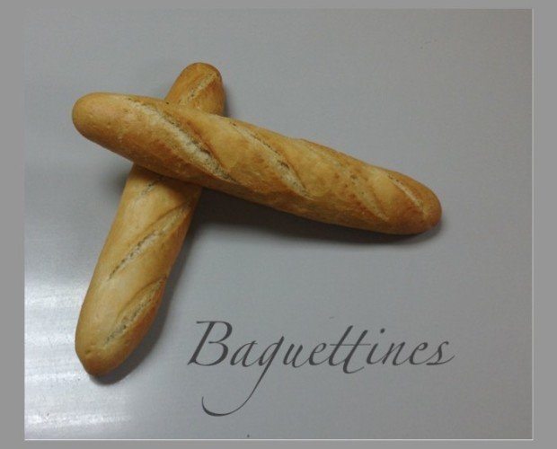Baguettines. Pan baguettin