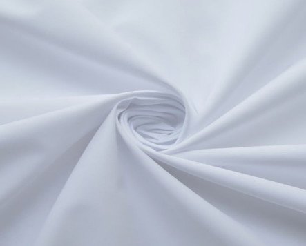 Tela Algodón - Poliéster. Disponemos de Tela 30/1-30/1,50/50 Algodón-Poliéster, blanca, normalmente se usa para sábanas, fundas de almohadas, fundas...