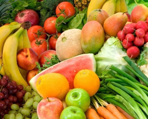 Alimentos saludables. Frutas y verduras
