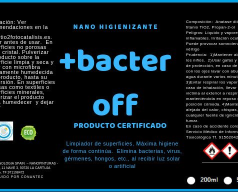 +bacter off. Limpiador de superficie de la mejor calidad