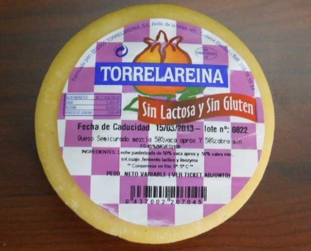 Queso Torrelareina. Sin lactosa ni gluten