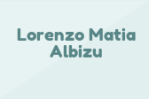 Lorenzo Matia Albizu