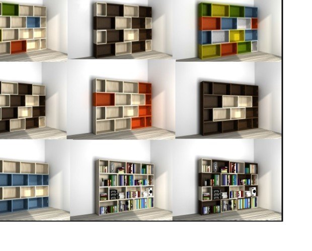 Librerias modulares. Timber-Box