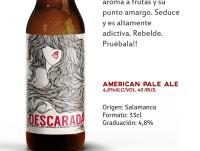 Cerveza Artesanal. American Pale Ale 4,8%vol