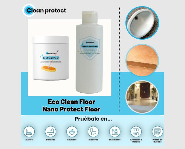 Limpiador para suelos ECO. Tecnología Nano protección para la limpieza de suelos.