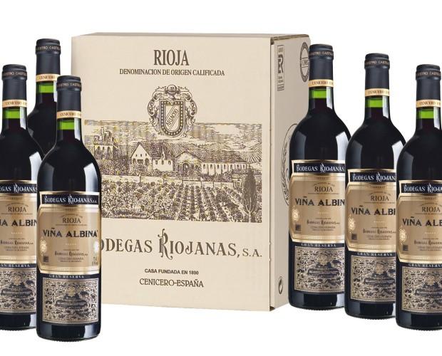 Viña Albina Gran Reserva. 2008, D.O. Rioja - Cartón de 6 botellas