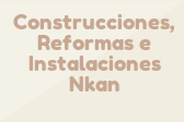 Construcciones, Reformas e Instalaciones Nkan