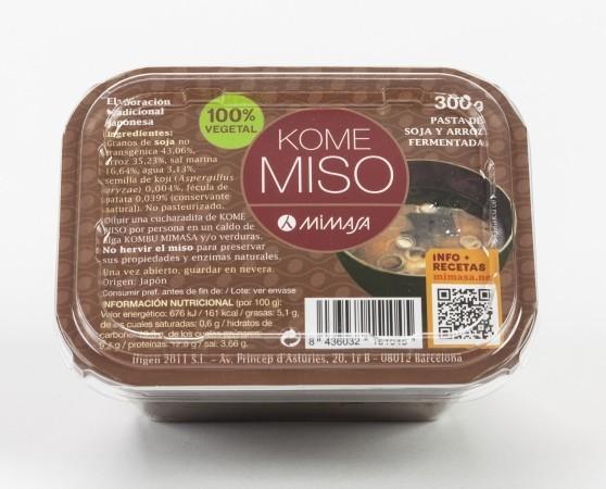 Kome miso 300g. Miso dulce de origen oriental