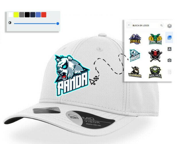 Gorras Personalizadas. Personalización de gorras a todo color