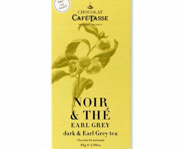 Chocolate con té Earl Grey. Una combinación de ingredientes, rica y potente